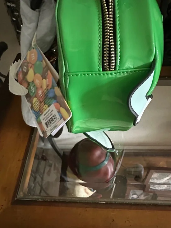 M&M'S Green Character Round Crossbody Bag Loungefly NWT - Picture 2 of 6